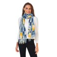 thumbnail image 2 of FORMRS Womens Scarf Winter Soft Long Big Warm Shawls Wrap Tassel Scarves, Retro Plaid Lemon, 2 of 9