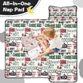thumbnail image 4 of Multicolor Christmas Pattern Toddler Nap Mats for Kids Preschool,50"x20" Sleeping Mat Bag or Kids,Toddler Sleeping Bag,Toddler Nap Mat or Daycare, 4 of 6