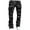 Zebra, variant on Men’s Slim Fit Distressed Ripped Jeans with Frayed Detailing and Classic Five Pocket Design for Casual Wear