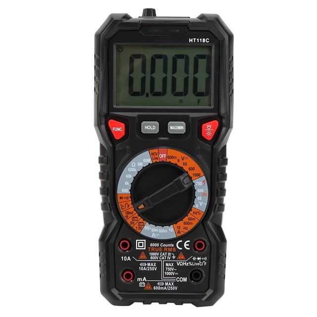 Led Display High Temperature Resistance Multimeter, Cold Resistance Voltage Tester, for Measure Dc/Ac Voltage Resistance Measure Dc/Ac Current