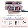 thumbnail image 2 of Large Hair Tools Travel Bag with Heat Resistant Mat - 2in1 Organizer for Dryer, Flat Irons, Curling Tools, Makeup & Cosmetics, 2 of 6