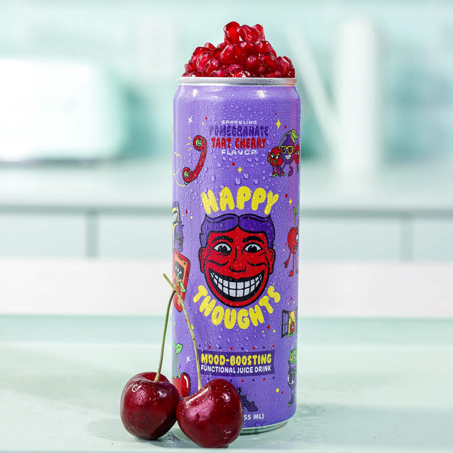 Illicit Elixirs Late Night Fruity Call - Sparkling Juice Drink - Supports Dopamine Production - 12 Pack - 12 Oz Cans