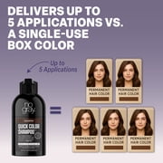 No Gray Quick Permanent Hair Color Shampoo, Dark Brown, 8.45 fl oz