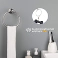 thumbnail image 3 of Cfowner 6 Piece Wall Mount Towel Rack Set, Bathroom Stainless Steel Set, Wall Mounted Robe Hook for Home & Office, Brushed Nickel, 3 of 6