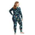 thumbnail image 2 of Christmas Matching Family Pajamas Sets Santa Dinosaur Print Green Tops and Pants Sleepwear 2Pcs Sets, 2 of 4
