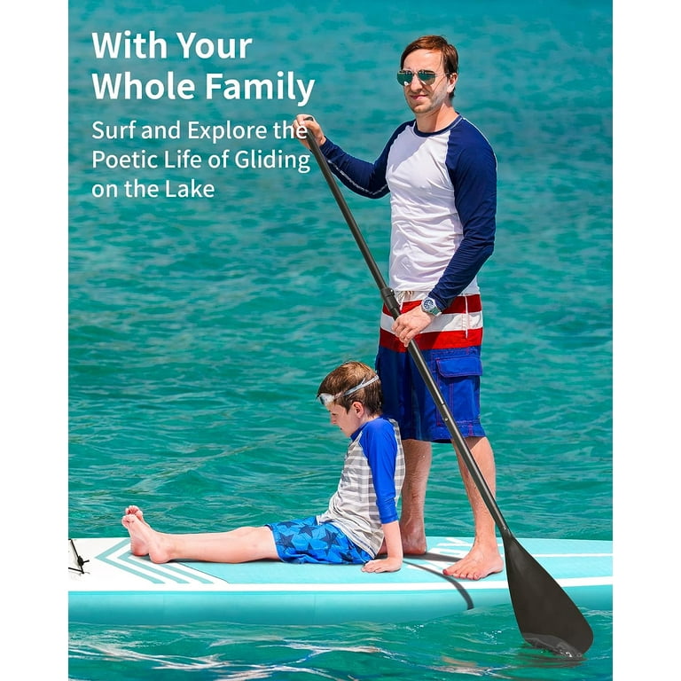 Paddle Action Accessories Triple Fishing Inflatable Paddle Stand up Inflatable Board Pump Green with Paddleboard SUP Board