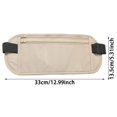 thumbnail image 2 of RFID Blocking Money Belt for Men Women, Slim Concealed Fanny Pack for Travel Running, Hidden Waist Wallet with Passport Holder and Phone Pocket, Secure Travel Pouch for Cash Cards and Essentials, 2 of 3