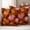 Orange Pink, variant on Pink Pumpkin Fall Outdoor Waterproof Pillow Covers, Thanksgiving Maple Leaves Farmhouse Decorative Square Throw Pillowcase Sofa Cushion Sham for Patio/Couch/Chair, 16"x16" 2 Pack