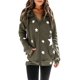 thumbnail image 1 of Sudaderas con media cremallera para mujer, estampado de estrellas, manga larga, casual, suelto, con cordón, tops con bolsillo Zhivalor WMZY-688-10, 1 of 4