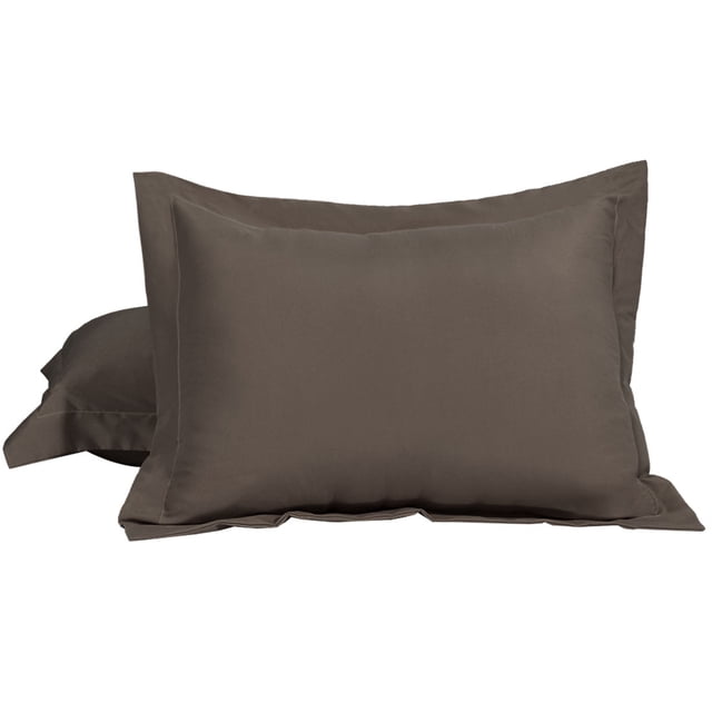 Unique Bargains Soft 1800 Microfiber Oxford Pillowcases 2pcs