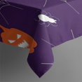 thumbnail image 3 of Halloween Pumpkins Spiders and Webs Rectangle Tablecloth 60"x84",Waterproof Polyester Rectangle Table Cloth, Wipeable Spillproof Polyester Tablecloth for Dining, Camping, Indoor and Outdoor, 3 of 5