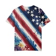 thumbnail image 5 of 2026 250th Anniversary of USA: Women's CrewNeck Short Sleeve Shirt Celebration Patriotic Flag Print 1776-2026 Tshirt, Vintage Commemorative Women's Long Sleeve Shirt 4th of July Sky Blue M, 5 of 6
