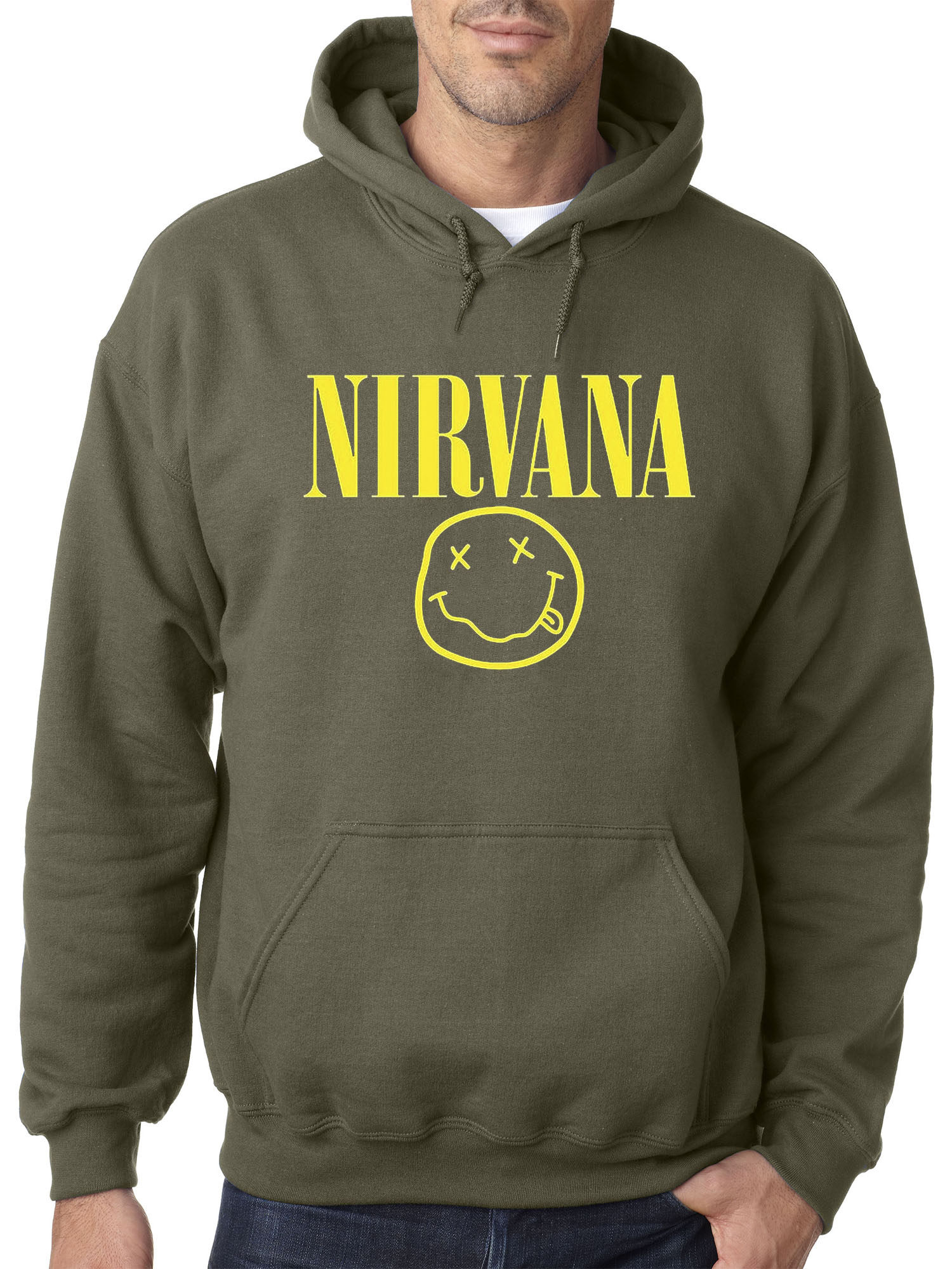 New Way - 218 - Hoodie Nirvana Smiley Face Sweatshirt - Walmart.com