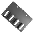 thumbnail image 1 of WHAMVOX Hairdressing Tool Rack Skeleton Design for Salon Use Wall Mounted 1Set Black PP, 1 of 5