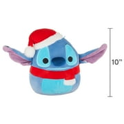 Squishmallows Original Disney 8-inch Blue Holiday Stitch Childs Ultra Soft Plush Toy