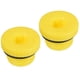 thumbnail image 1 of Tapones de sujeción Uxcell M18x1.5 Plástico Macho Rosca Tapón Hexagonal, Amarillo 2 Paquete, 1 of 5