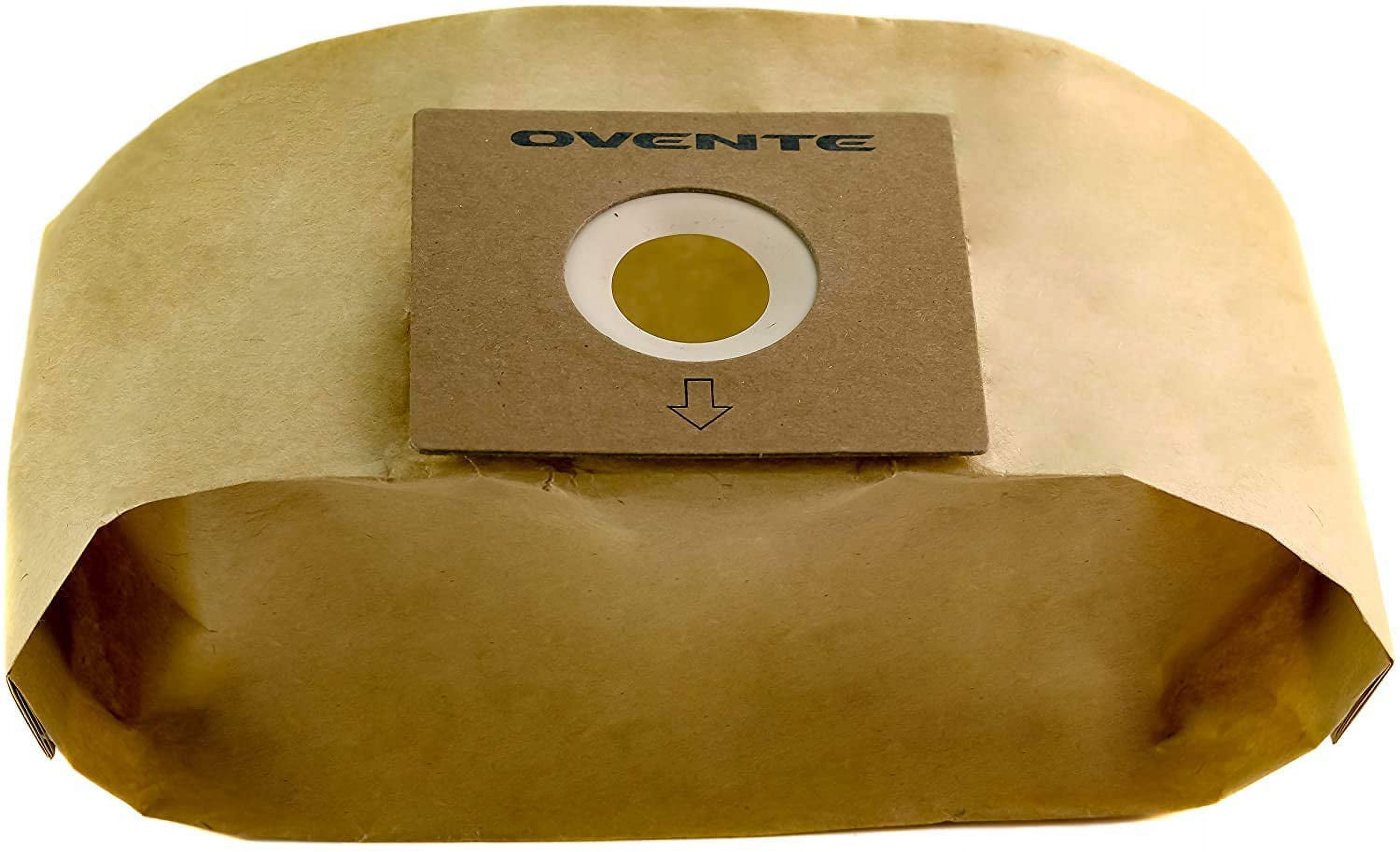 Ovente 4-Pack Premium Disposable Compact Dust Bag Replacement with Ultra Filtration, Fit for ST1600 Canister Vacuum Cleaner Model Series Large Size and Easy Storage, Brown ACPST16704 - image 4 of 7