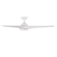thumbnail image 3 of Sonoma Indoor and Outdoor 3-Blade Smart Ceiling Fan 56in Matte White with 3000K LED Light Kit and Remote Control, 3 of 4