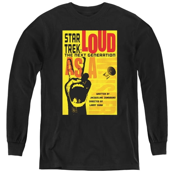 Star Trek - Tng Season 2 Episode 5 - Youth Long Sleeve Shirt - Large