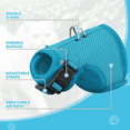 thumbnail image 6 of Magshion Pet Cat Harness for Walking, Escape Proof Soft Adjustable Vest Harnesses for Cats, Easy Control Mesh Breathable, Sky Blue S, 6 of 8