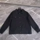 thumbnail image 2 of Chaqueta vaquera negra de otoño estilo hip hop con botones y diamantes de imitación para hombre, abrigo vaquero para hombre, rock elástico, entrega rápida, precio económico, lujo elegante, 2 of 5