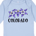 thumbnail image 4 of Inktastic Colorado Columbine Flowers Boys or Girls Long Sleeve Baby Bodysuit, 4 of 5