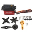 thumbnail image 1 of RC Steering Servo, Metal Gears RC 30KG Servo Quick Response  For 1/10 RC Car For RC Helicopter For Repair, 1 of 8