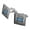Silver, variant on Ford Built Ford Tough Square Cufflink Set - Silver or Gold