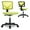 Green, variant on CONCETTA Armless Office Computer Desk Chair, Ergonomic Low-Back Mesh Rolling Work Swivel Chairs with Wheels, Orange