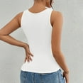 thumbnail image 3 of Hvyesh Womens Summer Cutout Tank Tops Sleeveless Shirts Ribbed Tanks Slim Fitted Y2K Sexy Basic Tee Shirt, 3 of 4