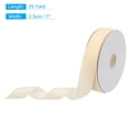 thumbnail image 2 of Unique Bargains Velvet Ribbon 1 Inch x 25 Yard Single Face Spool Silky DIY Crafts Gift Wrapping Bow Decoration Cream, 2 of 5