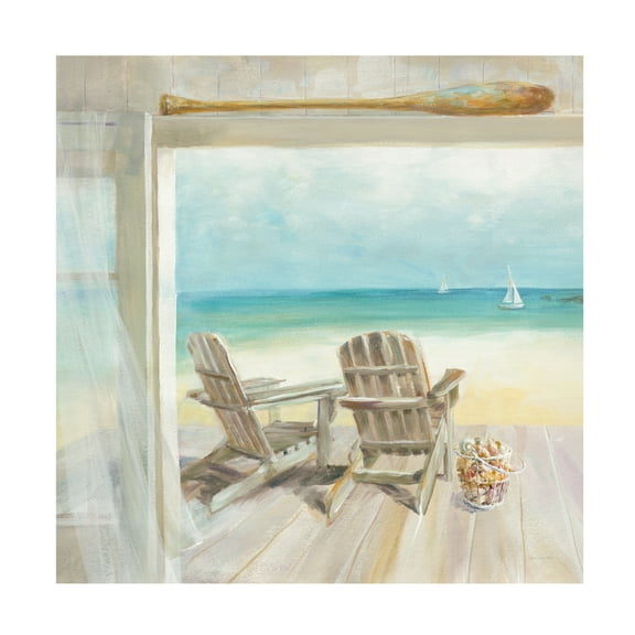 Trademark Fine Art 'Seaside Morning' Canvas Art by Danhui Nai