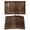 Brown, variant on Orange Buffalo Plaid Placemats Set of 2 Geometric Modern Farmhouse Place Mats Indoor Wipeable Table Mats Washable Cloth Dining Table Placemats for Kitchen Holiday Party Home Decor 13x19 Inch