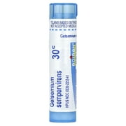 Boiron Gelsemium Sempervirens 30C, Homeopathic Medicine for Apprehension With Trembling, Headaches, 80 Pellets