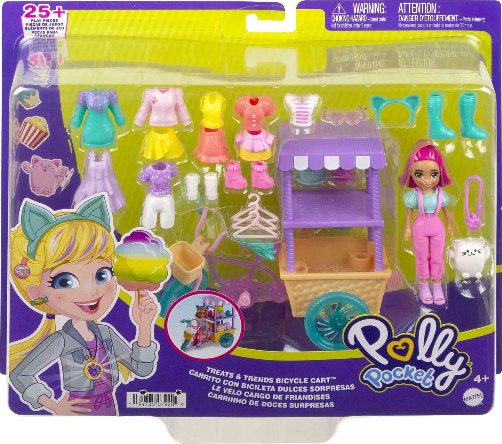 Polly Scooter Polly Pocket - Mattel FPJ11 : : Brinquedos e  Jogos