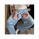 thumbnail image 2 of Funny Elephant Pants Womens Mens Lounge Pants Home Plush Couple Pajama Pants Gift For Boyfriend, 2 of 4