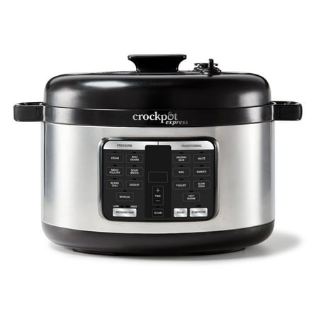 

Crockpot Express 6-Qt Oval Max Pressure Cooker Stainless Steel