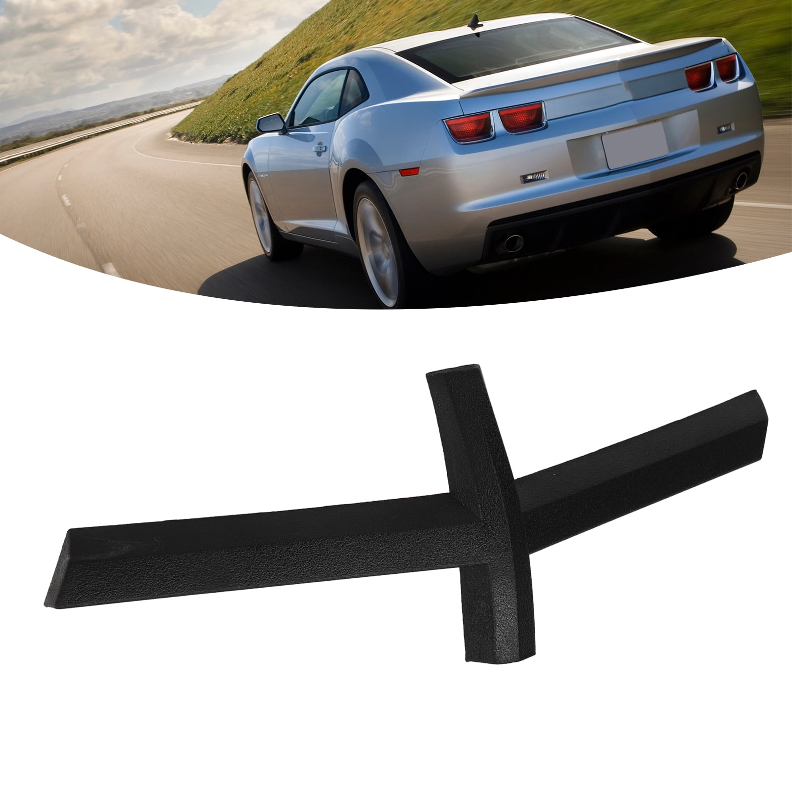 Black Front Grill Emblem Bow Tie Verwijdert, KIMISS ABS Voorbumper Grille Gold Bowtie Embleem Badge Vervanging voor Camaro 2010 Tot 2013