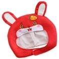 thumbnail image 2 of KAKOWELY Sombrero de conejo de Pascua, gorro de peluche con orejas de conejo, accesorio para disfraz de fiesta de Pascua, 2 of 5