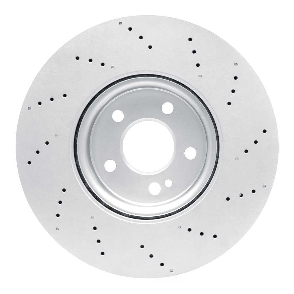 Dynamic Friction Company 920-63185 DFC Hi-carbon Alloy Geomet Coated Rotor - Drilled