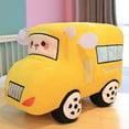 thumbnail image 5 of Wizlet Simulation Yellow School Bus Plush Toy Cute 3D School Car Stuffed Gifts Cartoon Vehicle Shape Plushie Pillow, Excellent Gifts for Kids or Birthday Party 11 Inches, 5 of 5