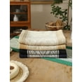 thumbnail image 7 of Fennco Styles Diamond Weave Fringe Cotton Blend Table Runner 14" W x 104" L - Black Geometric Rectangular Table Cover for Boho Décor, Dining Table, Banquets, Family Gatherings, 7 of 7