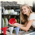 thumbnail image 2 of Extended Length Kitchen Assist Mixer Flour Hopper For Stand Mixer,, 2 of 7