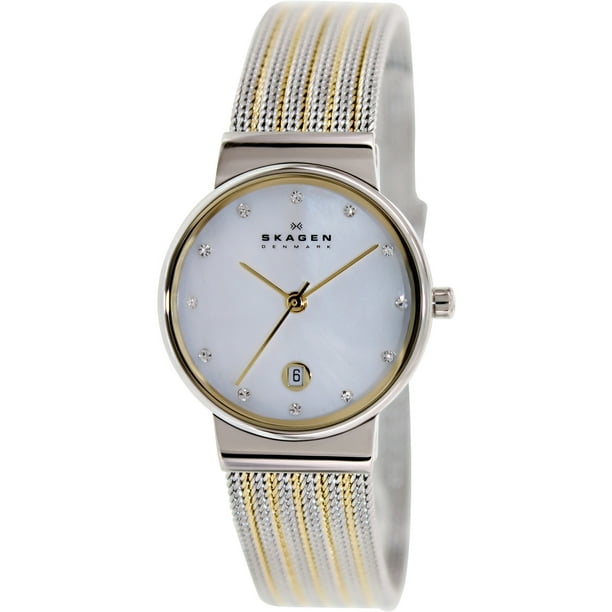 Skagen Skagen Women's 355SSGS Silver StainlessSteel Quartz Fashion