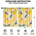 thumbnail image 2 of Blackout Kids Curtains,Lemon Childrens Insulated Curtains Set Of 2,Bedroom Essentials,Toddler Room Decor 42x54in(106x137cm), 2 of 4