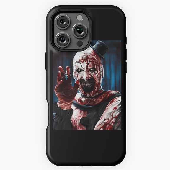 The Clown Creepy Drawing Horror Art Phone Case for iPhone 16 15 14 13 12 11 Pro Max M5900221