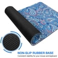 thumbnail image 6 of Long Mouse Pads for Desk,Blue Paisley Pattern Desk Mats on Top Of Desks, Desk Mouse Pad Extra Large with 3mm Non-Slip Base and Stitched Edge for Gaming,Office,Work,Home 47.3"x23.6", 6 of 6