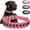 Hot Pink, variant on Dog Collars for Small Dogs, Spike Rivet Pu Leather Studded Stud Spiked Puppy Collar for Small Medium Large Dogs 1Pack