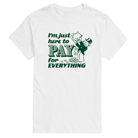 Monopoly - I'm Just Here To Pay - Men's Short Sleeve Graphic T-Shirt