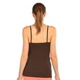 thumbnail image 2 of Womens Thin Strap Camisole - Brown, 2 of 4